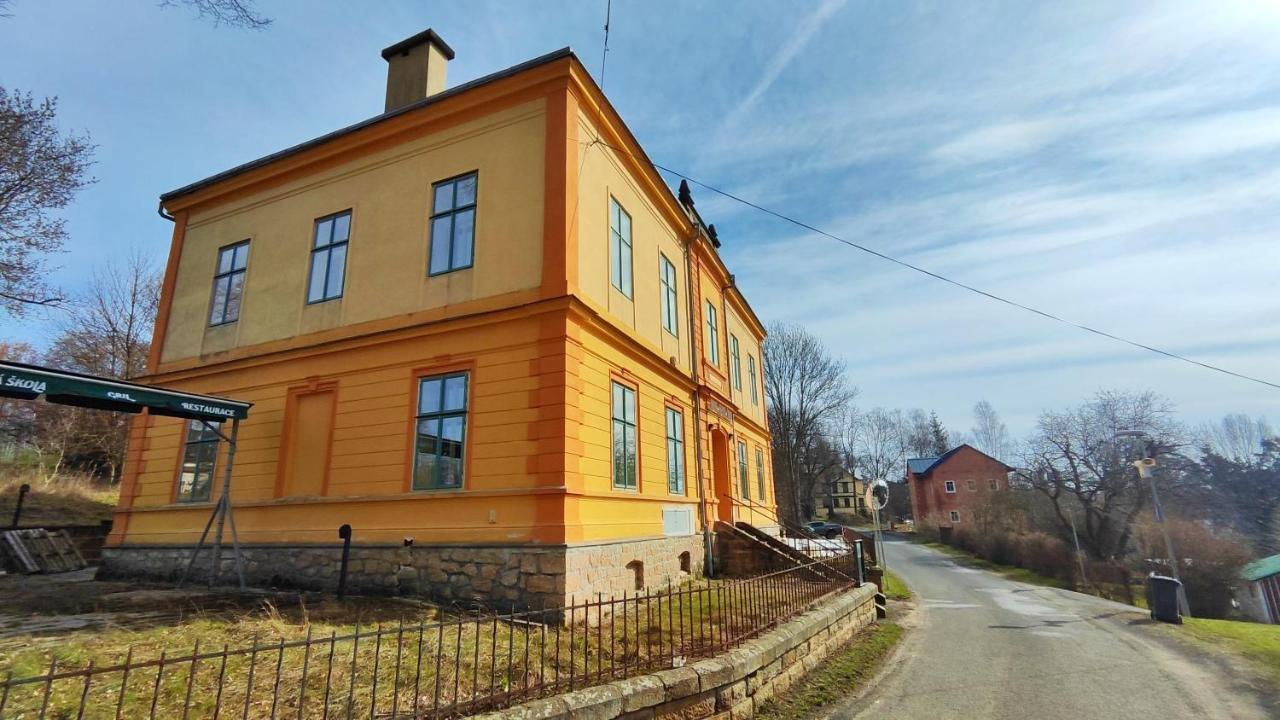 Hotel Stara Skola Mezná エクステリア 写真